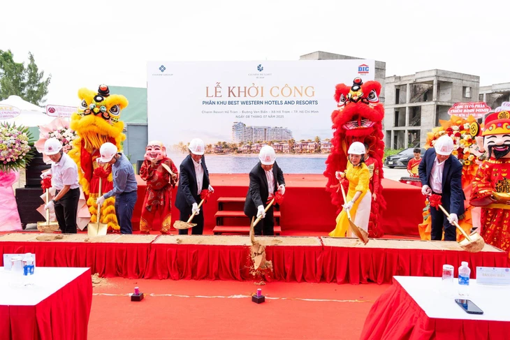 Khởi công phân khu đầu tiên của tổ hợp nghỉ dưỡng Charm Resort Hồ Tràm